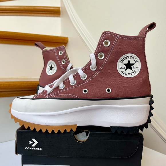 NWT Converse Run Star Hike Platform saddle high top Chuck Taylor sneaker - Picture 6 of 11